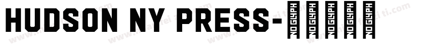 Hudson NY Press字体转换